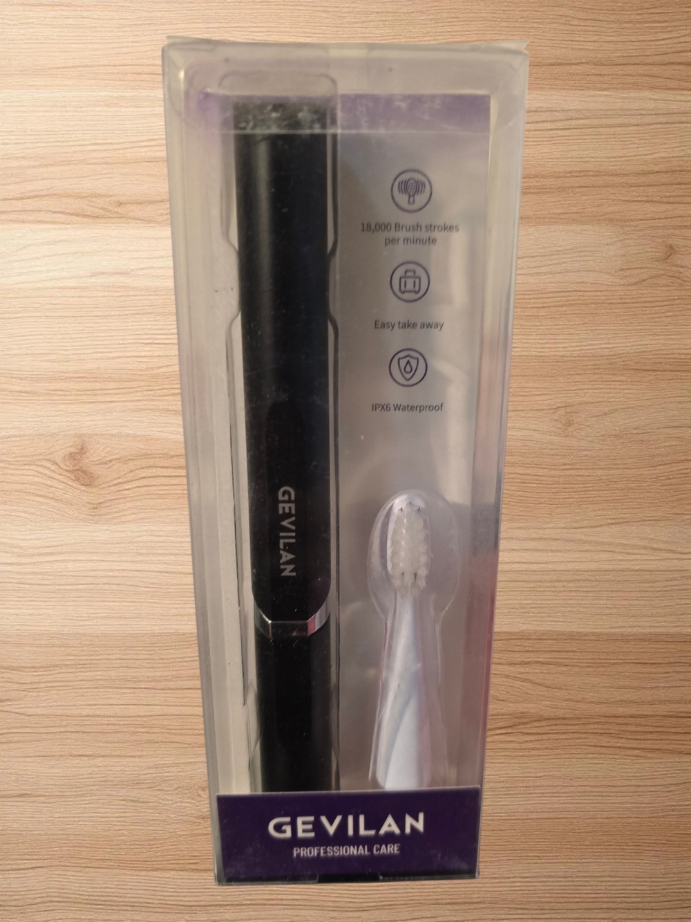 Gevilan Electric Toothbrush in Black